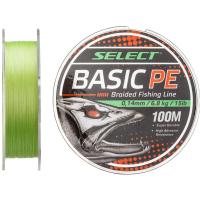 Шнур Select Basic PE 100m Light Green 0.08mm 8lb/4kg Фото