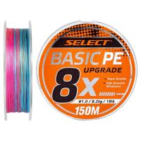 Шнур Select Basic PE 8x 150m Multi Color 1.0/0.14mm 18lb/8.2kg Фото
