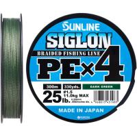 Шнур Sunline Siglon PE н4 300m 1.5/0.209mm 25lb/11.0kg Dark Gre Фото