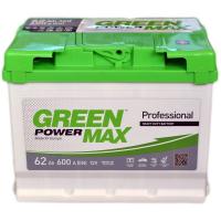 Аккумулятор автомобильный GREEN POWER MAX 62Ah Ев (-/+) (600EN) Фото