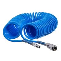 Пневматический шланг Airkraft 10 м спиральный полиуретановый 5,5*8мм Фото