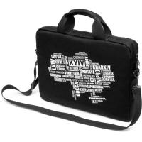 Сумка для ноутбука Vinga 14" NB1402 Black, white print Фото