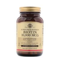 Витамин Solgar Биотин (В7) 10 000 мкг, Biotin, 120 вегетариански Фото