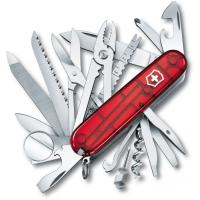 Нож Victorinox Swisschamp Transparent Red Фото