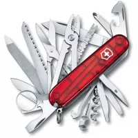 Ніж Victorinox Swisschamp Transparent Red Фото