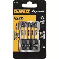 Набор бит DeWALT IMPACT TORSION, ударные, Pozidriv, Pz3, L=57 мм, 5 Фото
