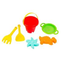 Игрушка для песка Tigres Башня 6 элементов красный Фото