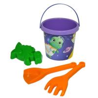 Игрушка для песка Tigres Космозавры 4 элемента с лейкой розовый Фото