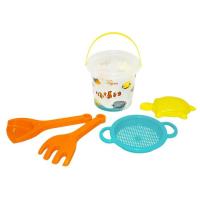 Игрушка для песка Tigres Подводный мир 5 элементов с термонаклейкой Фото