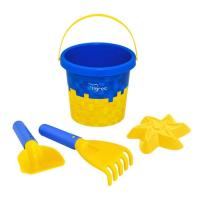 Игрушка для песка Tigres Украинский пиксель 4 элемента с термонаклейкой Фото