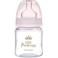 Пляшечка для годування Canpol babies Royal Baby з широким отвором 120 мл Рожева Фото