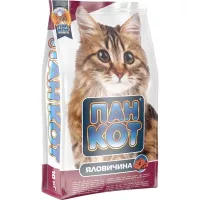 Сухий корм для кішок Пан Кот Яловичина 10 кг Фото