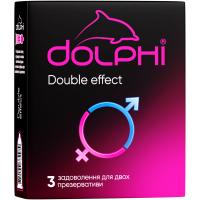 Презервативы Dolphi Double Effect 3 шт. Фото