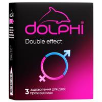 Презервативы Dolphi Double Effect 3 шт. Фото