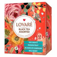 Чай Lovare Асорті Чорний 4 види по 8 шт Фото