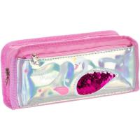 Пенал Cool For School голографический с пайетками 2 отделения Sweet Drea Фото
