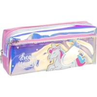 Пенал Cool For School голографический 2 филиал Dream like a Unicorn розо Фото