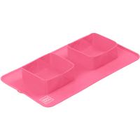 Посуда для собак WAUDOG Silicone Миска складана 385х230х50 мм рожева Фото