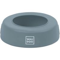 Посуд для собак WAUDOG Silicone Миска-непроливайка 750 мл сіра Фото