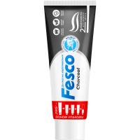 Зубная паста Fesco Charcoal Делікатне відбілювання 250 мл Фото