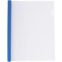 Папка-скоросшиватель Economix А4 з планкою-затиском 10 мм (2-65 аркушів), синя Фото