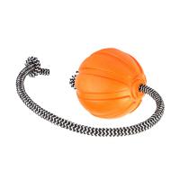 Игрушка для собак Liker Cord М'ячик з мотузкою 7 см Фото