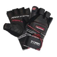 Перчатки для фитнеса Power System Ultimate Motivation PS-2810 Black Red Line M Фото