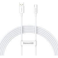 Дата кабель Baseus USB 2.0 AM to Type-C 1.0m 5A White Фото