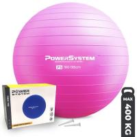 Мяч для фитнеса Power System PS-4013 Pro Gymball 75 cm Pink Фото
