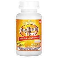 Трави 21st Century Клітковина з подорожника, Psyllium Fiber, 160 капс Фото