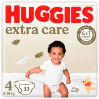 Підгузки Huggies Extra Care Size 4 (8-16 кг) 33 шт Фото