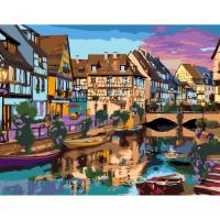 Картина по номерам Rosa Start Colorful Сity 35 х 45 см Фото