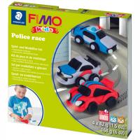 Набор для творчества Fimo Kids Поліцейські авто 4 кольори х 42 г Фото