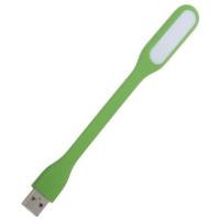 Лампа USB Optima LED, гнучка, зелений Фото