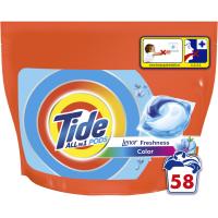 Капсули для прання Tide Все-в-1 Touch of Lenor Fresh Color 58 шт. Фото