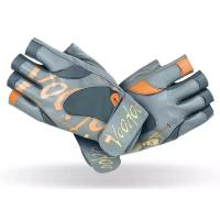 Перчатки для фитнеса MadMax MFG-921 Voodoo Light Grey/Orange M Фото