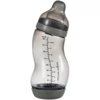 Бутылочка для кормления Difrax S-bottle Wide із силіконовою соскою, 310 мл Фото