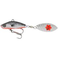 Блешня Savage Gear 3D Sticklebait Tailspin 65mm 9.0g Black Red Фото
