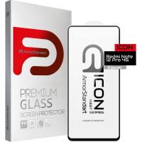 Стекло защитное Armorstandart Icon Xiaomi Redmi Note 12 Pro 4G Black Фото