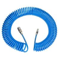 Пневматический шланг Sigma спиральный полиуретановый (PU) 15м 5.5x8мм Фото