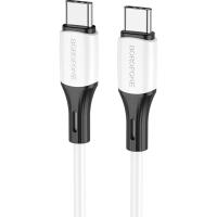 Дата кабель BOROFONE USB-C to USB-C 1.0m BX79 3A White Фото