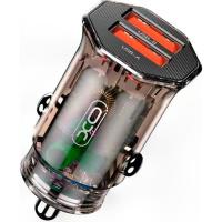 Зарядное устройство XO CC49 2USB 2.4A (Black/Brown) Фото