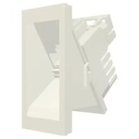 Модуль Keystone Molex RJ45 STP кат. 5е, 22.5х45, кутовий, white Фото