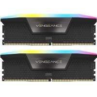 Модуль пам'яті для комп'ютера Corsair DDR5 96GB (2x48GB) 6400 MHz Vengeance RGB Black Фото