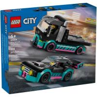 Конструктор LEGO City Автомобиль для гонок и автовоз 328 деталей Фото