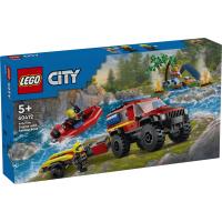 Конструктор LEGO City Пожежний позашляховик з рятувальним човном 30 Фото
