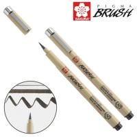 Лайнер Sakura кисть PIGMA Brush, Черный Фото