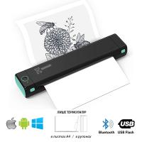 Принтер чеків UKRMARK M08-BK А4, Bluetooth, USB, чорний Фото