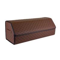Сумка-органайзер EVAtech ECO XL 30x30x80 см коричнева з коричневою ниткою Фото