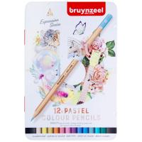 Карандаши цветные Bruynzeel EXPRESSION PASTEL, 12 кольорів Фото